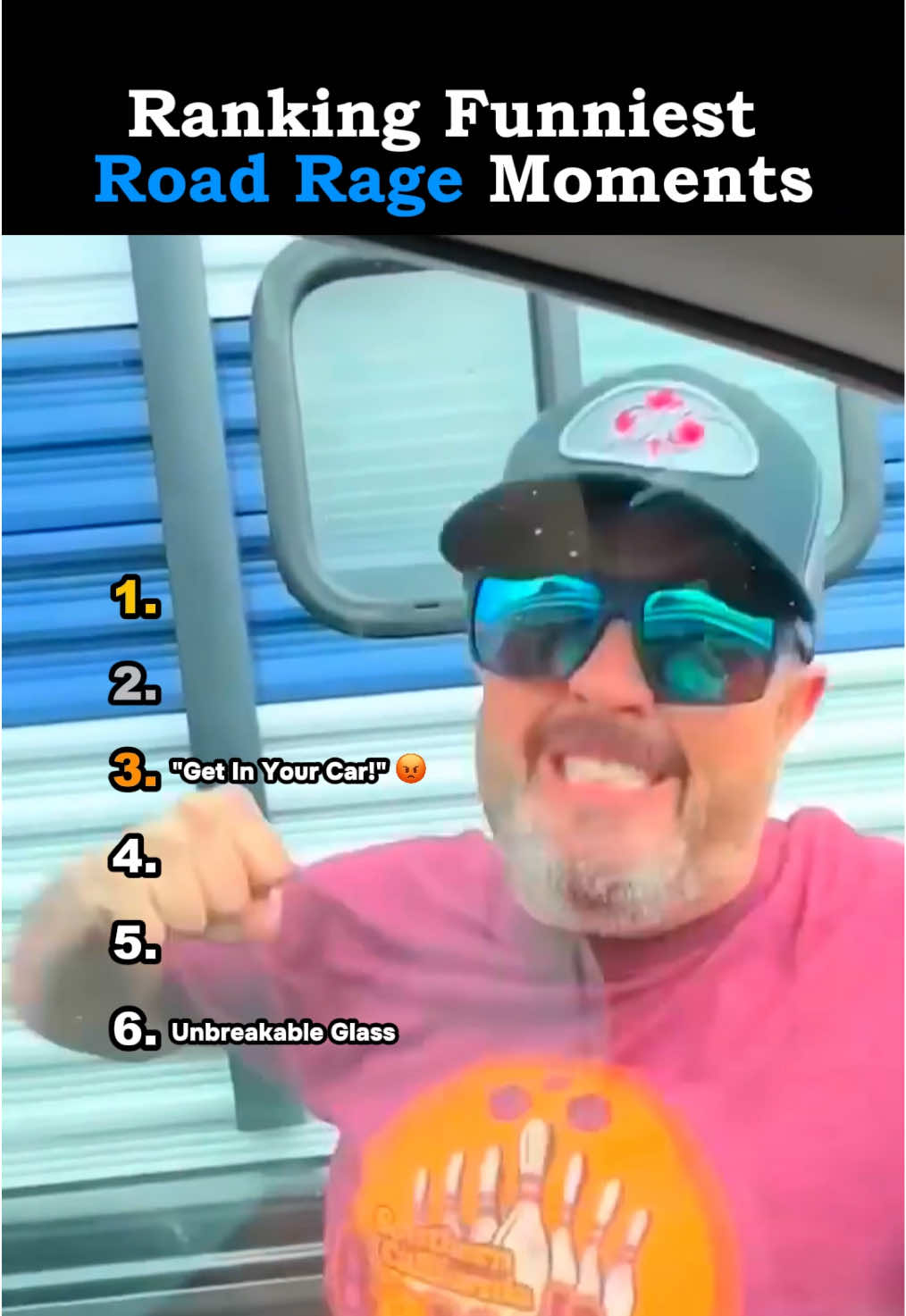 Ranking Funniest Road Rage Moments 🤣 #roadrage #ranking #funnymoments #fyp #usa🇺🇸 