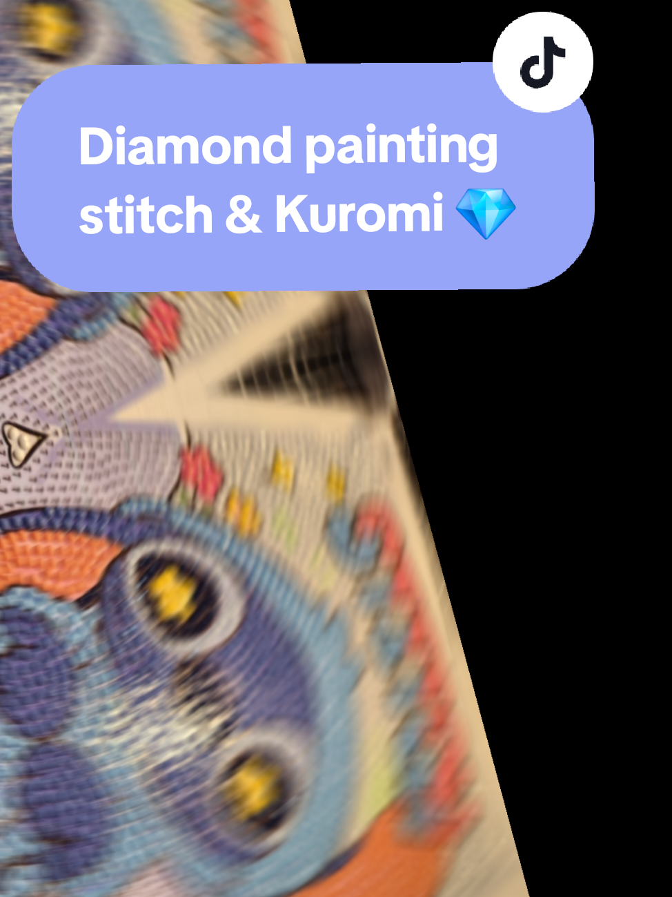 we love doing couple projects together, more Diamond painting done! #stitch #diamondpaintingaddict #diyprojects #diamondpainting #kuromi #artwork #fyp #cpuplegoals #socute #hobby 