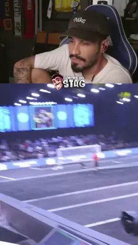 O Cerol esculachando a cabine da Loud depois do quase gol 😂 #kingsleague #cerol #fluxo #loud