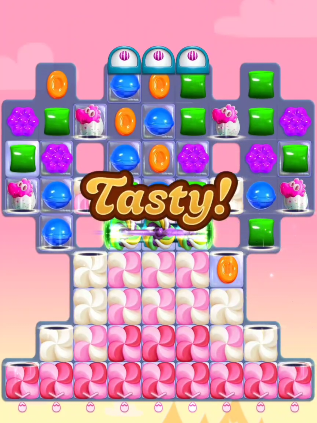 Nivel 8459✔️ Uff casi en el último movimiento ☺️ #fypシ゚ #amojugar #candycrushsaga #vamosajugar #candycrush #diversion #decolores #creatorsearchinsights #juegodecolores #amoelazul 
