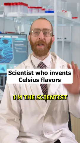 scientist who invents Celsius flavors #funny #funnyvideos #celsius #energydrink #redbull #caffeine 