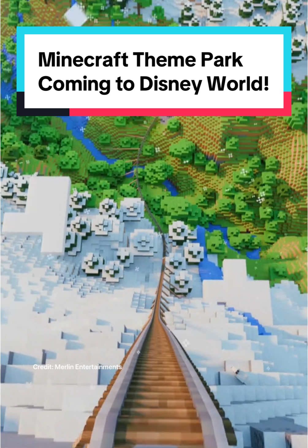 Are you excited for Minecraftland at Disney World?! #disneyworld #disneynews #Minecraft #minecraftmovie #chickenjockey #fantasyland 