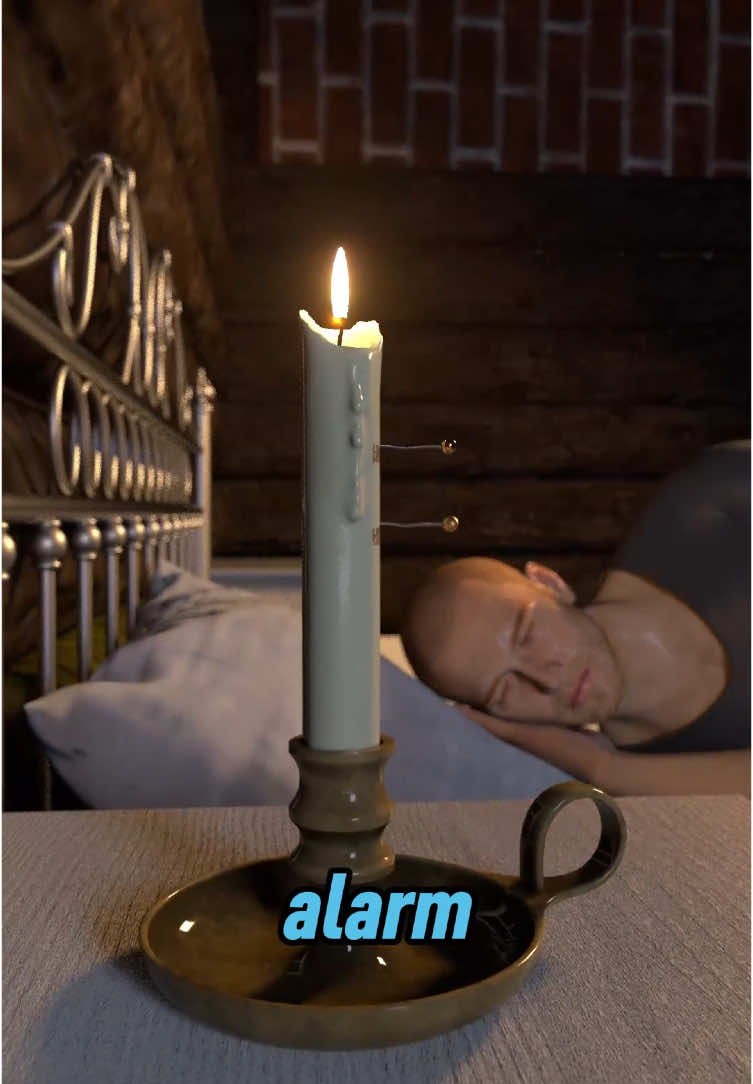 In the 10th century, they’d stick pins in candles—when the wax melted, the pins dropped and made noise. To snooze? You had to pinch the flame. 😳💀 Tag the friend who sleeps through 12 alarms. #weirdhistory #funfact #beforealarmclocks #DidYouKnow #throwbacktech #historyfacts #alarmclockhack #morningstruggles #relatablecontent #wakeupcall