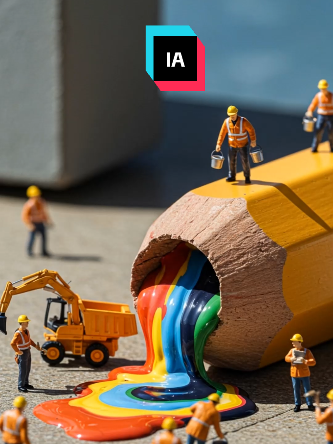 Grandes Construções Pequenos Negócios. #tiny #IA #AI #aiart #asmr 