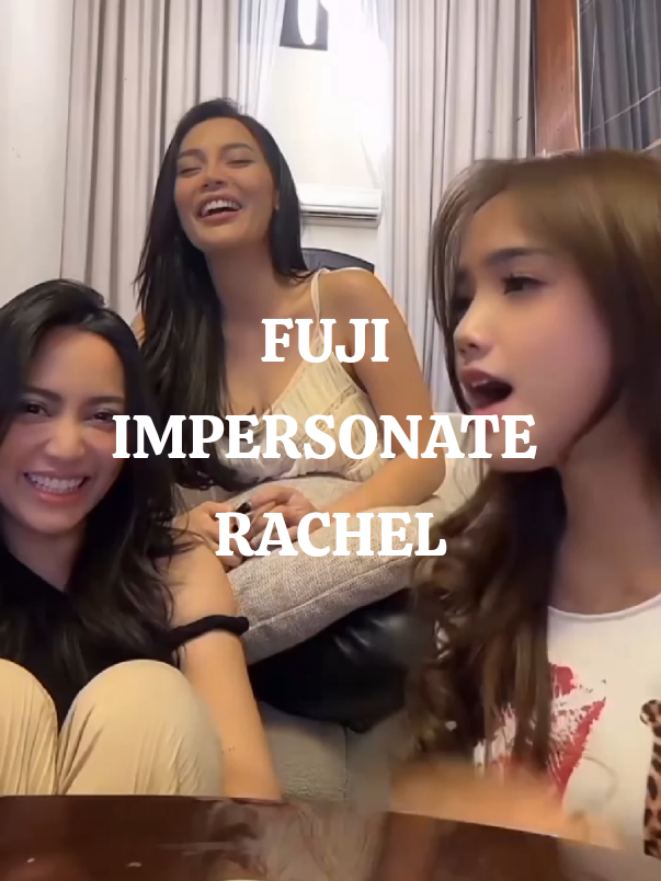 trio kesayangan🫶🏻 lucu banget mereka. fuji impersonate rachel, mbak er bagian ngakaknya aja🤣🤣 #capcut #rachelvennya #fujian #erikacarlina #fyp #erikarachelfuji 