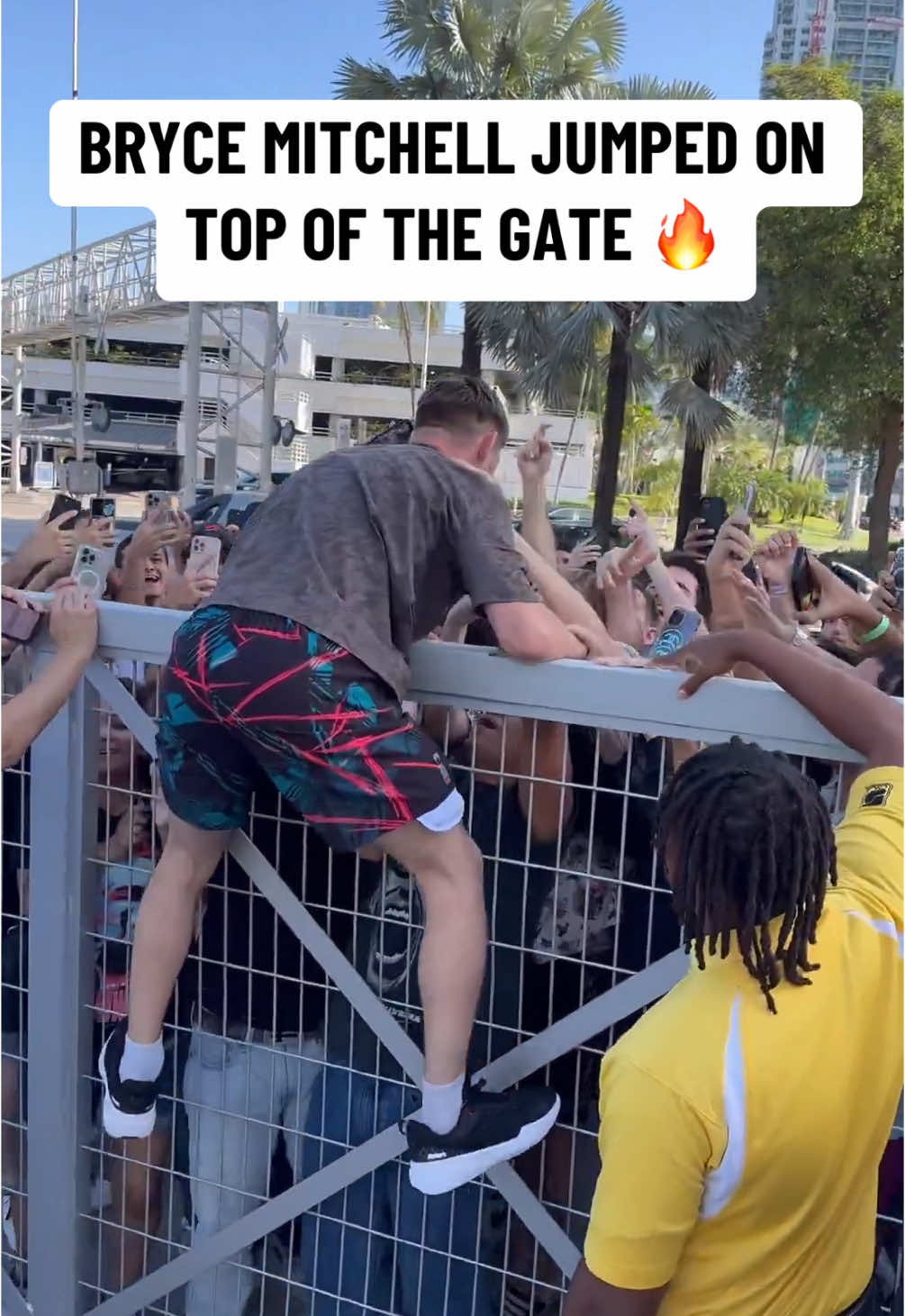 #BryceMitchell #UFC #mma #ufc314 #fanlove #miami (via ThugnastyMMA/X)