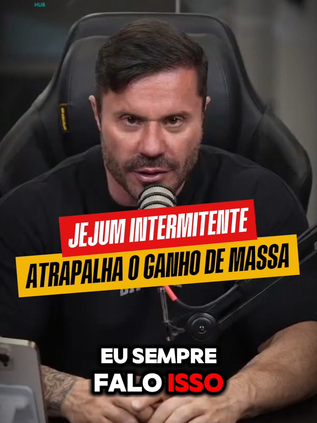 Jejum intermitente atrapalha o ganho de massa - Renato Cariani #renatocariani #jejumintermitente #treino #ganhodemassamuscular 