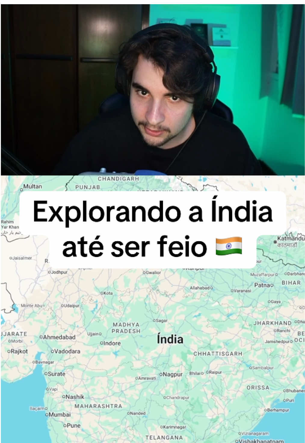 Explorando a Índia até ser feio 🇮🇳 #maps #googleearth #explorando #paises #india #brasil