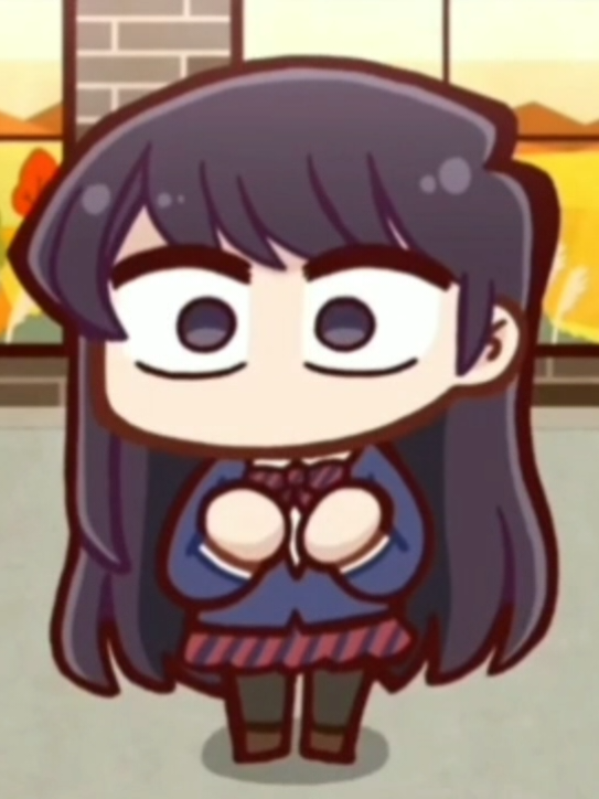 Komi-san cállese y tome mi dinero 💰  #komisan #shoukokomi #animation #nekkovtuber_ 