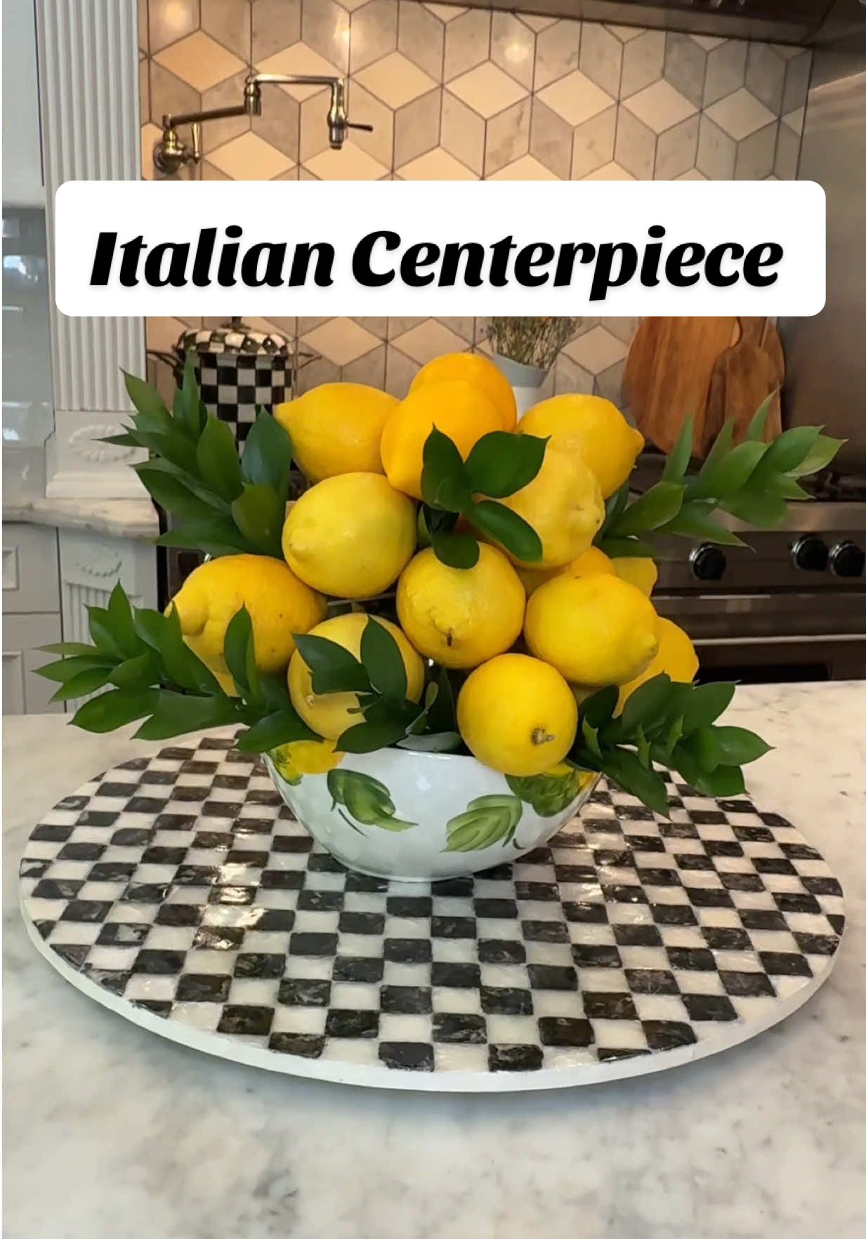 when life give you lemons... make a centerpiece 🍋 I used wooden skewers poked into lemons to make this and it smells divine! #floraldesign #lemons #fypシ 