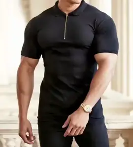 Siga nossa página, que sigo de volta - A Camiseta Polo Masculina de Manga Curta com Zíper é sinônimo de estilo e conforto. Confeccionada em malha canelada, oferece ótimo caimento e respirabilidade. O detalhe do zíper adiciona um toque moderno e versátil. Perfeita para looks casuais ou semi-formais, combinando praticidade e elegância. Link: https://s.shopee.com.br/AA3lL5Tlwt #mulher #homem #poderosa #empoderada #presente #amor #academia #saúde #beleza #romance #amor #paixão #charme #estilo #classe