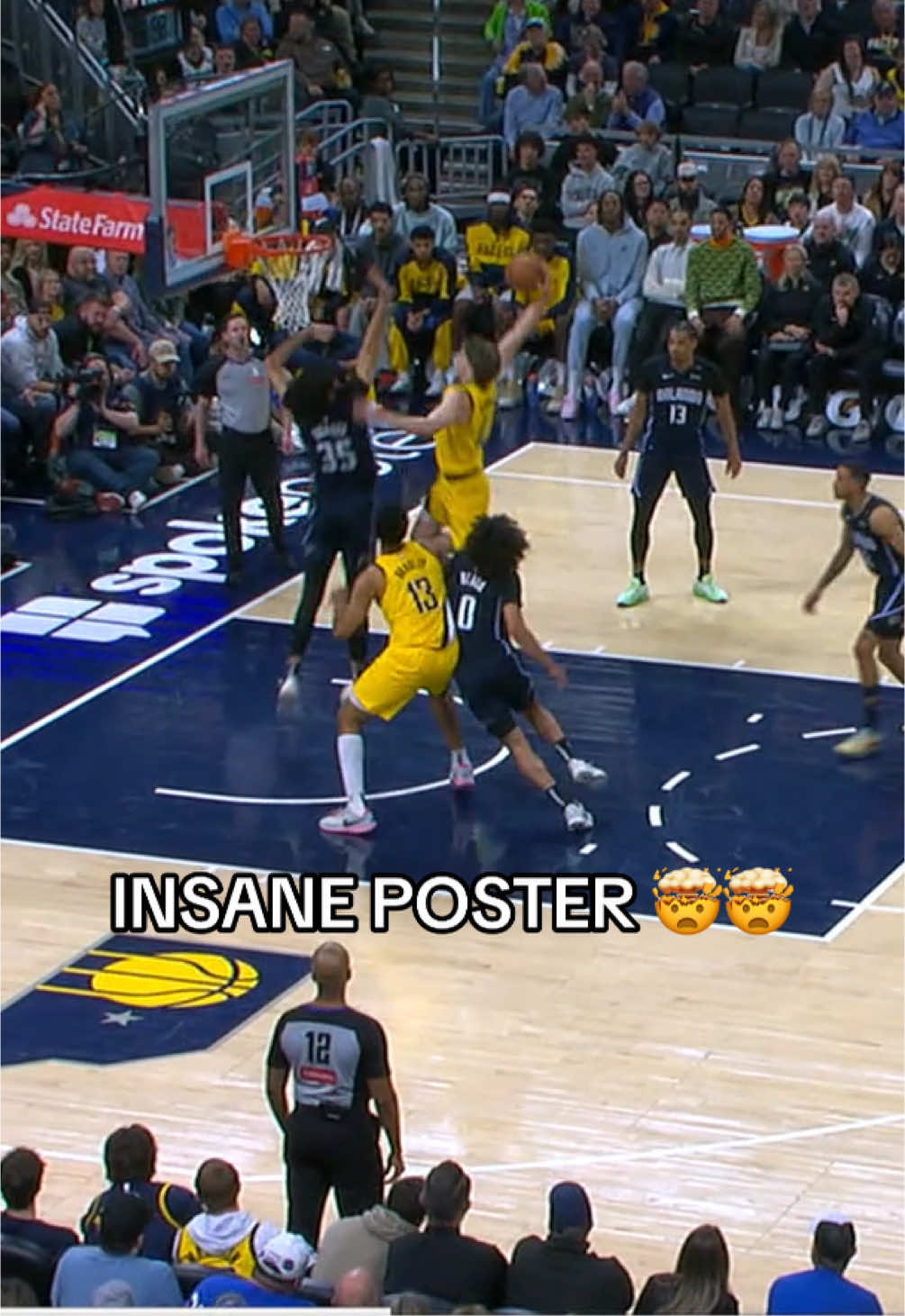 JOHNNY FURPHY OH MY!! 🔥🤯 #basketball #NBA #hoops #bball #pacers 