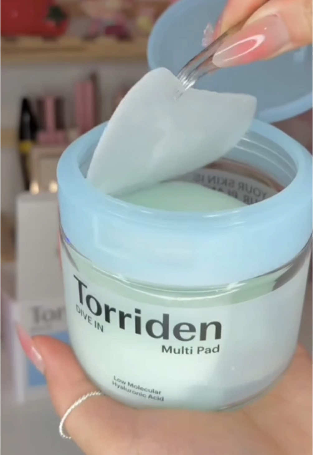 Toner Pad TORRIDEN đa năng DIVE IN chứa Hyaluronic Acid, 80 miếng chăm sóc da. #tonerpad #duongda #skincare 