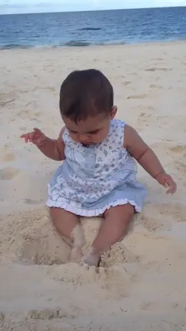 First time on the Beach