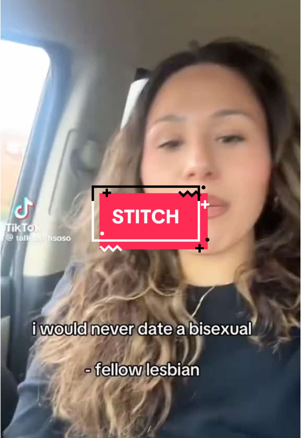 Stitch incoming! This narrative is TIRED. Wrap it up pls. #bisexual #biandproud #wlw #fypシ 