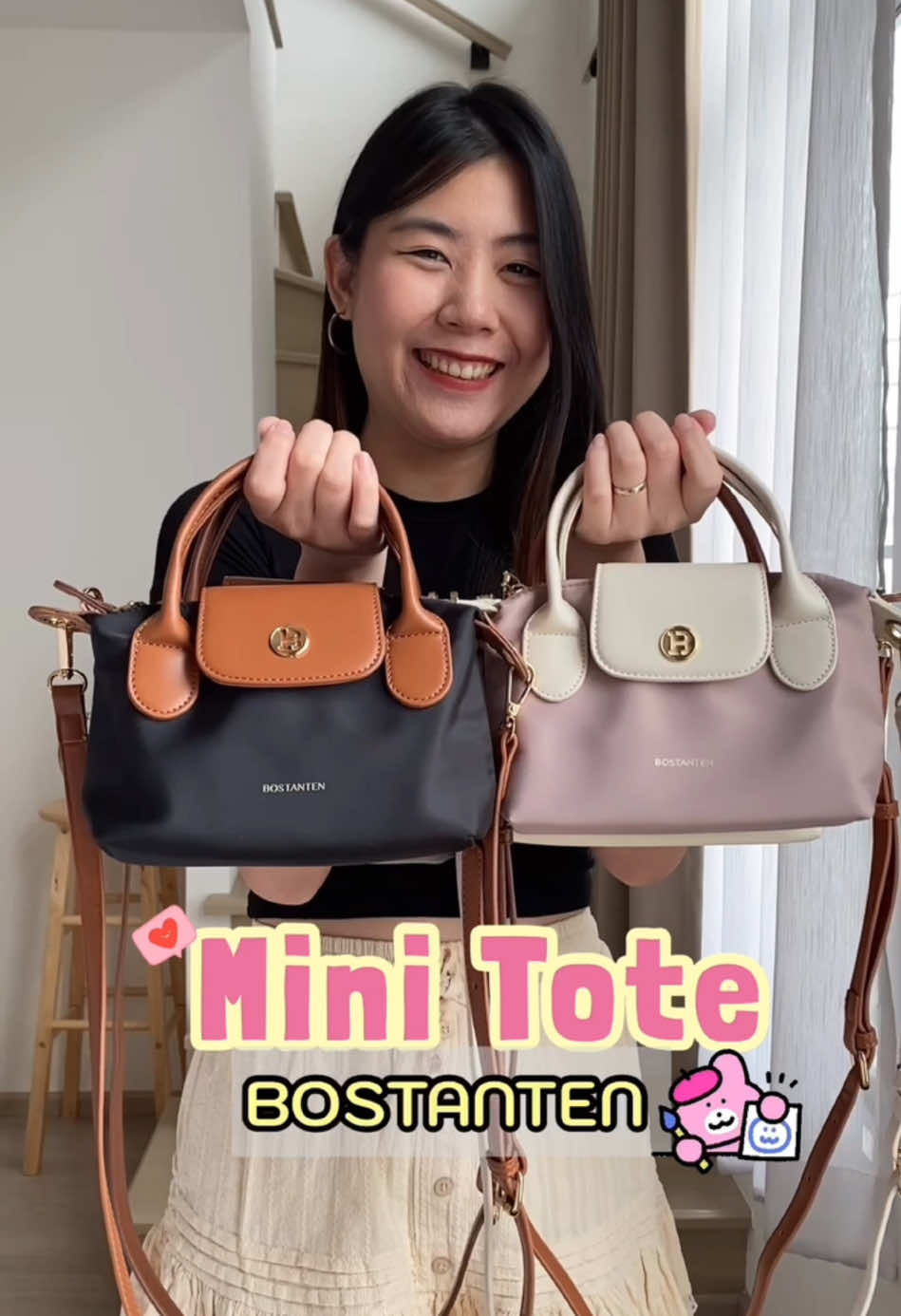 Mini Tote รุ่นยอดฮิต จิ๋วแต่แจ๋ว 😘 @ภาภา  #กระเป๋า #กระเป๋าสะพายข้าง #Bostanten #กระเป๋าผู้หญิง #กระเป๋าสวยๆ #กระเป๋าน่ารัก #รีวิวกระเป๋า #ภาภา #บอกต่อของดี #TikTokFashion #tiktokmademebuyit 