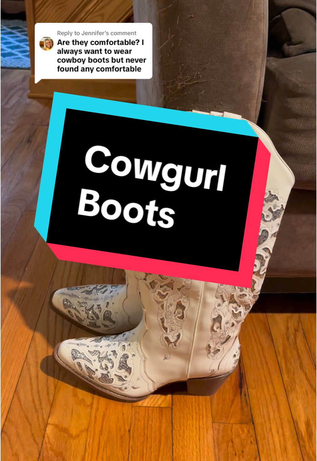 Replying to @Jennifer The Boots Everyone Will Be Talking About Sparkle? Check. Comfort? Double check. These white cowgirl boots were made to slay the concert scene. Throw on your fit, zip these up, and prepare for the “Where’d you get those?!” Grab yours before they’re gone!! Because basic boots are canceled. #cowgirlboots #girlboots #boottok #countryconcert #RodeoReady #westernstyle 