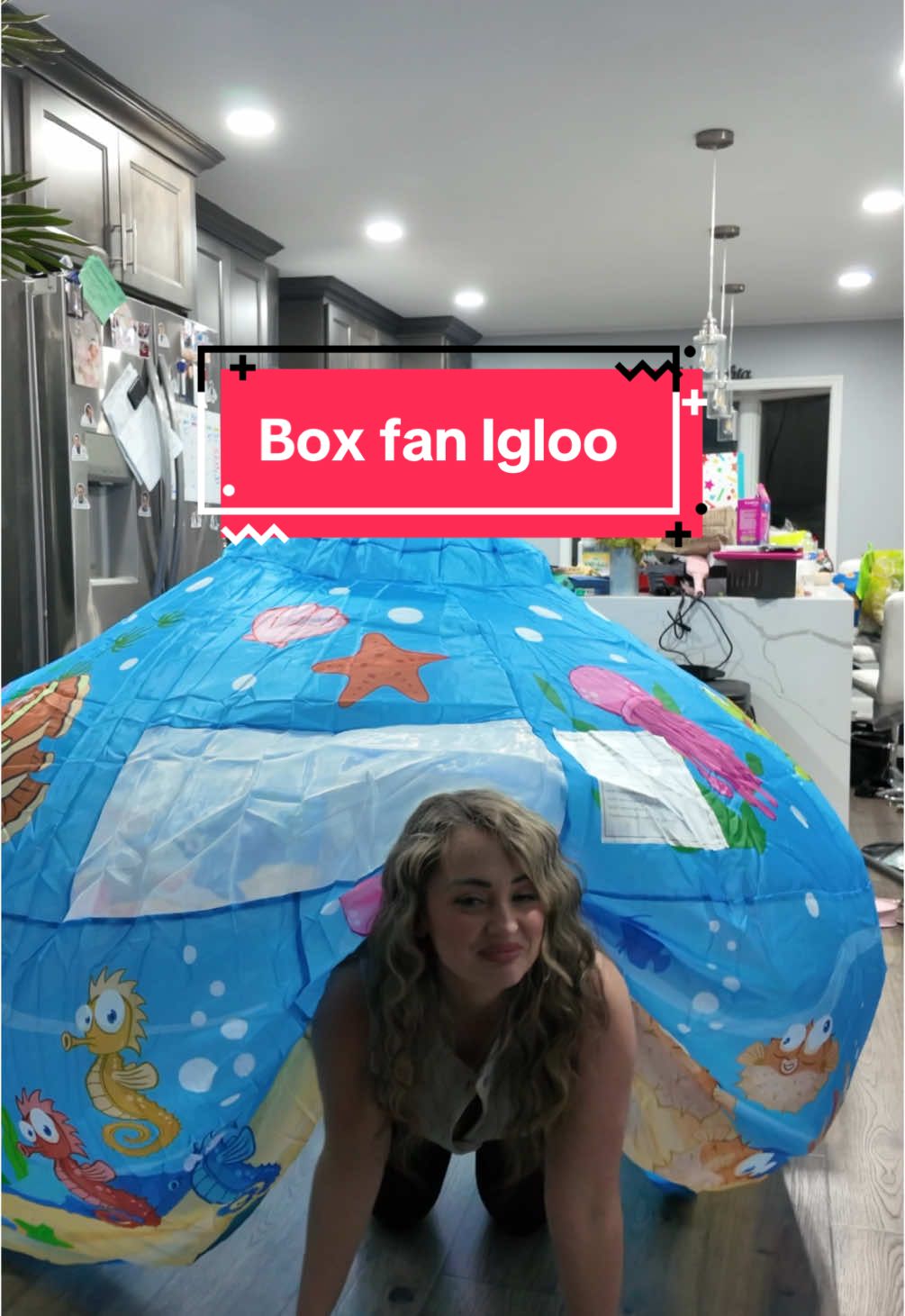 I think I might just stay in here all day 🤣 #kidstoys #easter #playtogether #playtime #playroom #spotlightfinds #tiktokshoprestock #kidstoys #screenfreeplay 