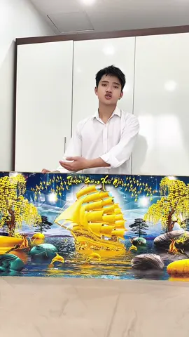 #xuhướng Tranh tráng gương thuận buồm xuôi gió#vianhtranhtrangtri #xuhuớng #tranhtrangtriphongkhach #tranhphongthuy 