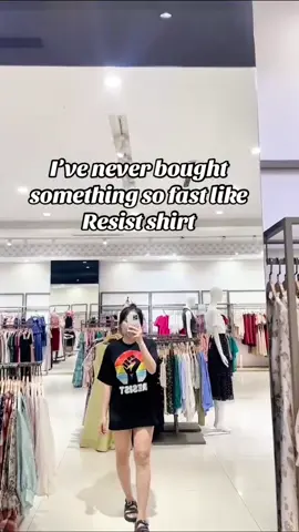 I’ve never bought something so fast like that shirt…. #resist #resistshirt #protest #trending #shirt #viral #fashion 