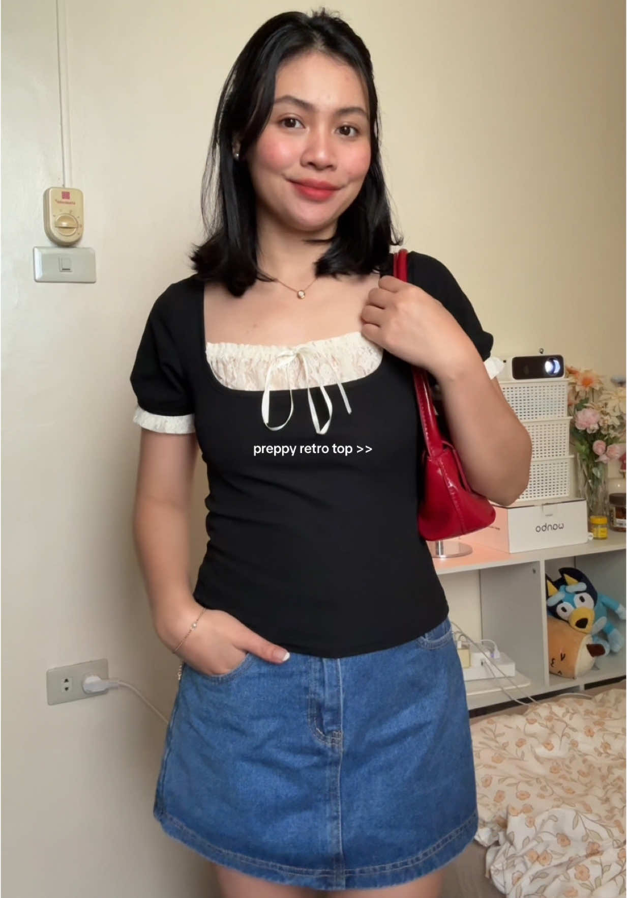 another cute top reco! 🖤✨🪩 #riyafashion 