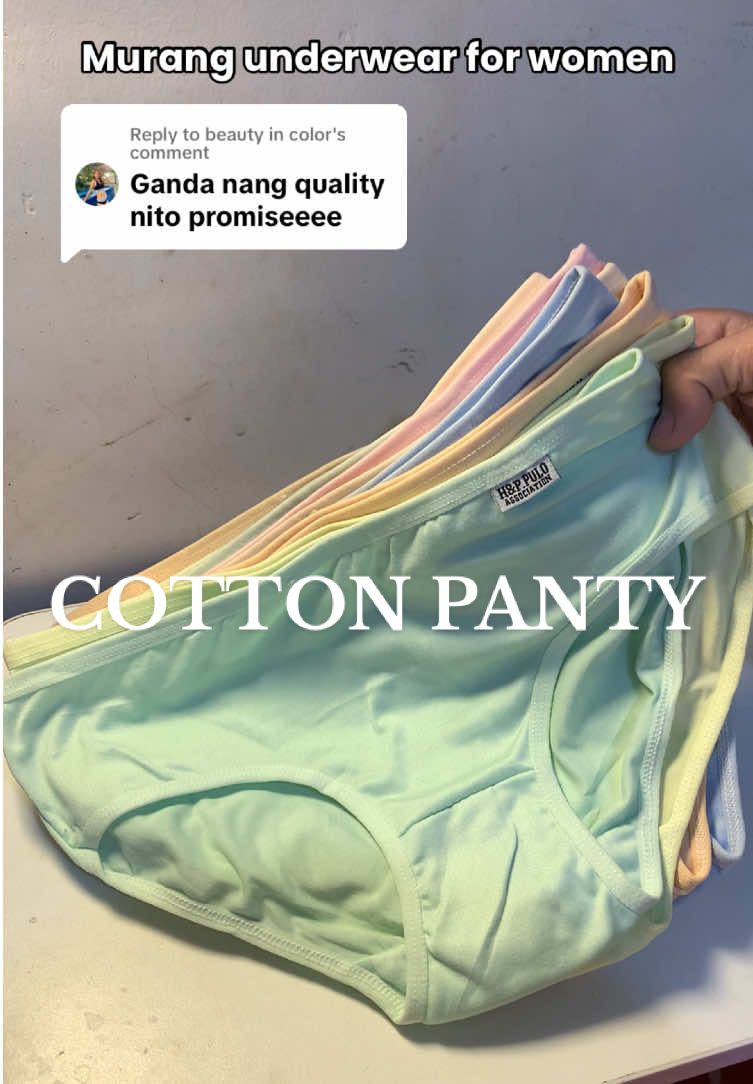 Replying to @beauty in color mura nito😳😳 #womensunderwear #murangpanty #seamlesspanty #plainpanty #nmpaffeliatestore 