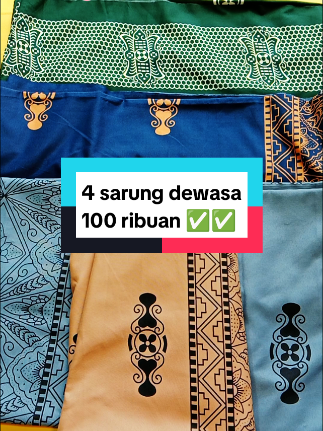 wesssss murah!!!!!!! #sarung #sarungdewasa #sarungbatik #sarungmurah #sarung100dapat4 