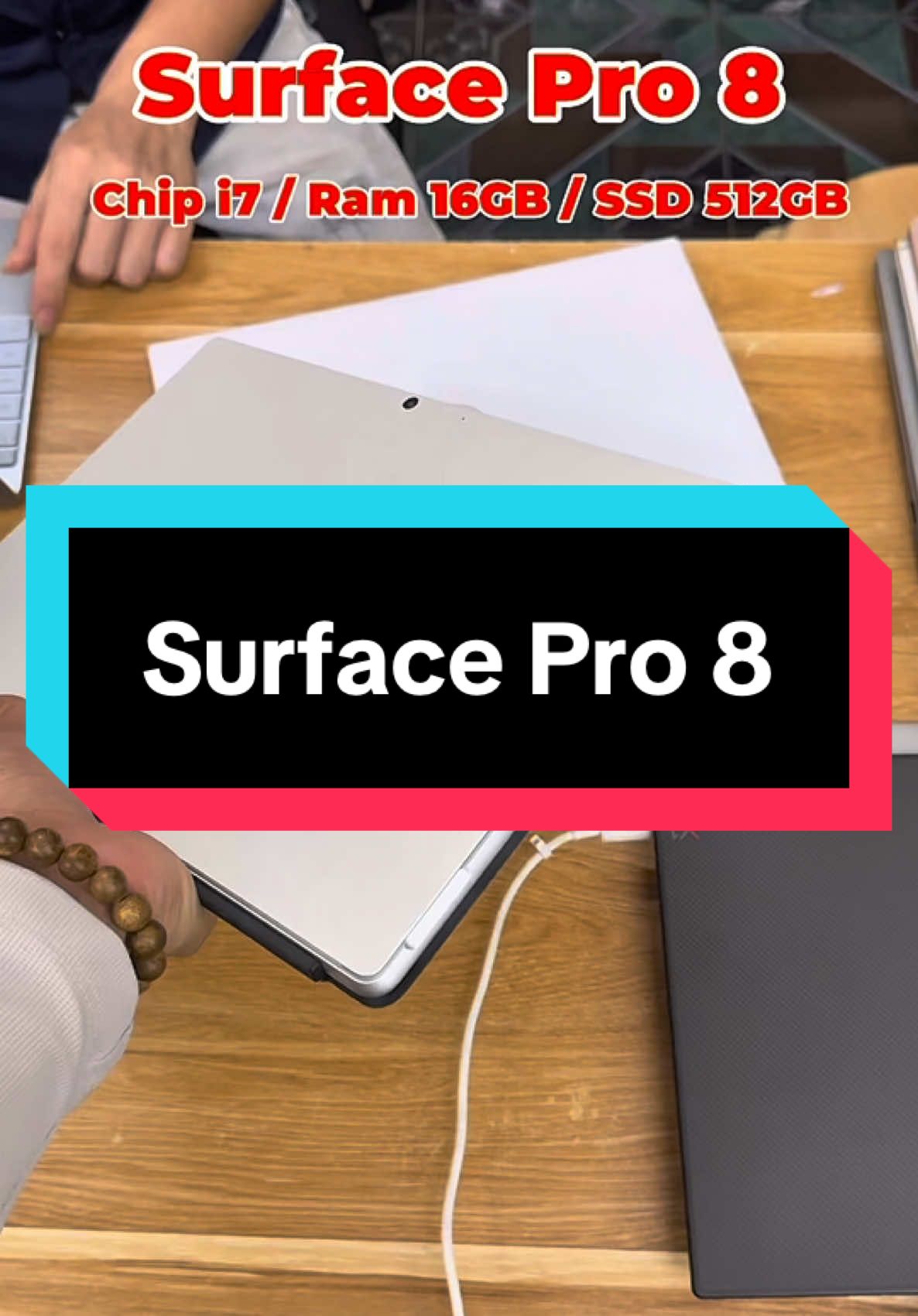 Surface Pro 8 nhỏ gọn , cấu hình cao cho ae làm việc #LearnOnTikTok #hieupcjapanshop #xuhuong #hieulaptopcu #xuhuong2025 