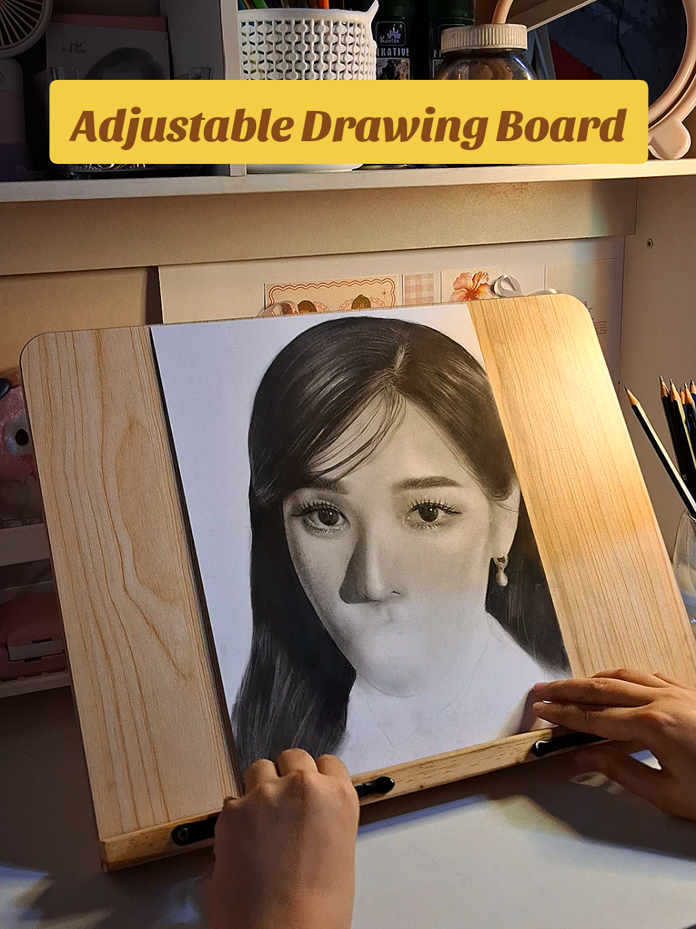 Found it super helpful especially for my back and neck support! LOL #easel #drawingboard #drawingmaterials #drawing #art #artmaterials #artist #redvelvet #fyppppppppppppppppppppppp 