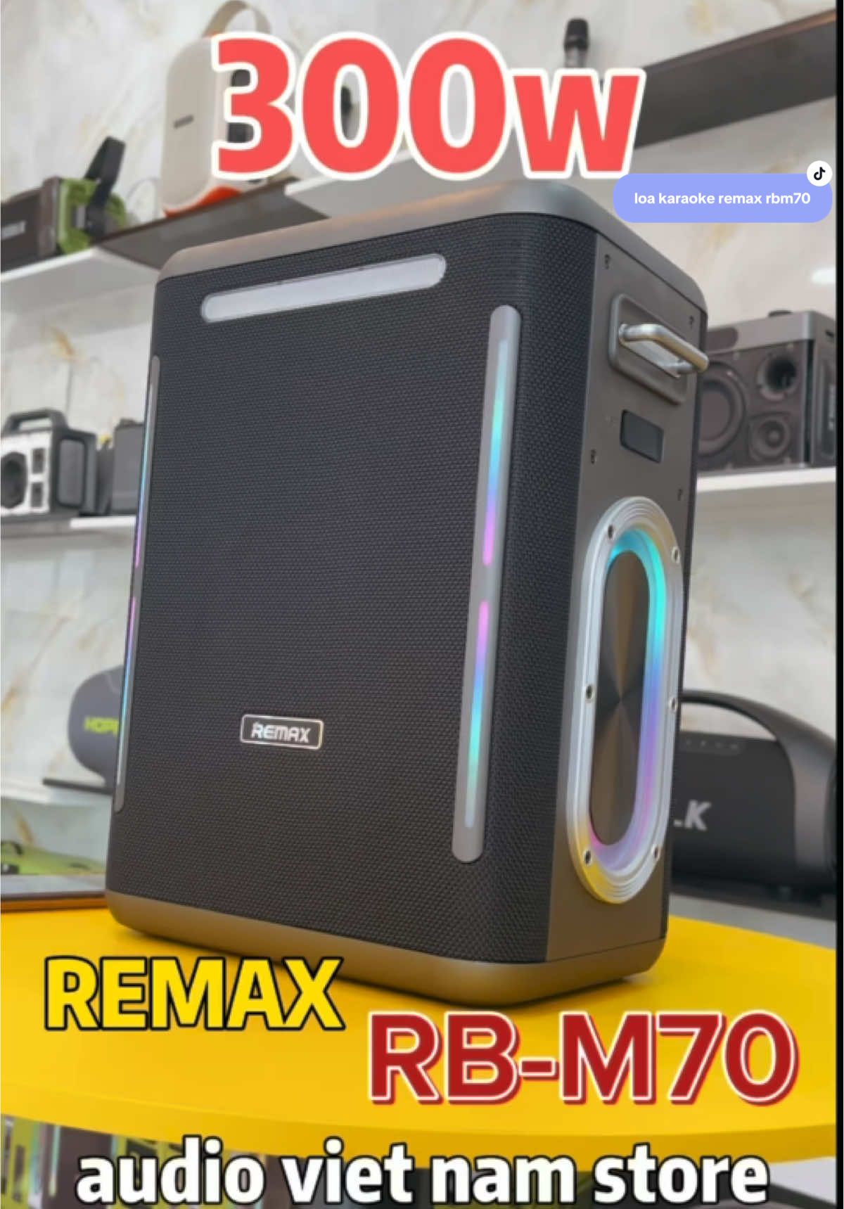 mua loa chơi lễ thôi cả nhà ơi. chiếc loa đáng mua nhất hôm nay loa karaoke remax rb-m70 2 micro công suất 300w tại audio viet nam store #remax #rbm70 #loaremax #loarbm70 #audiovietnamstore #loakaraoke #loakaraokebluetooth #loabluetooth 