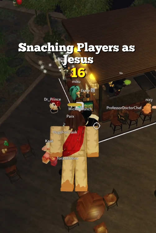 Snaching Players as Jesus 16. I CAUGHT MICKEY @MickeyMunch #robloxfyp #robloxcomedy #jesus #micup #micuproblox #ontaproblox #scream #prank 