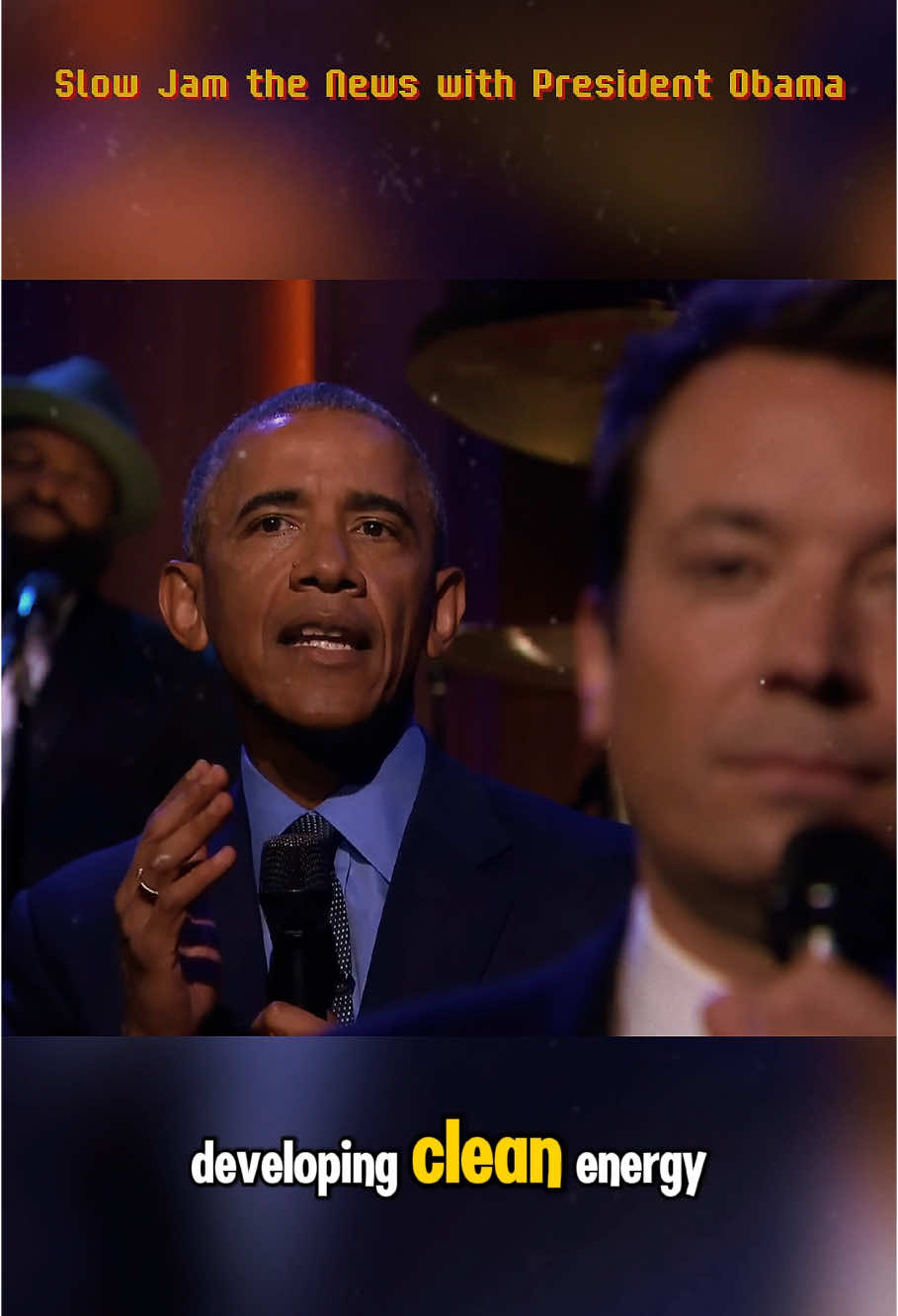 Slow Jam the news with President Obama #obama #jimmyfallon #moment #funny #talk #fyp 