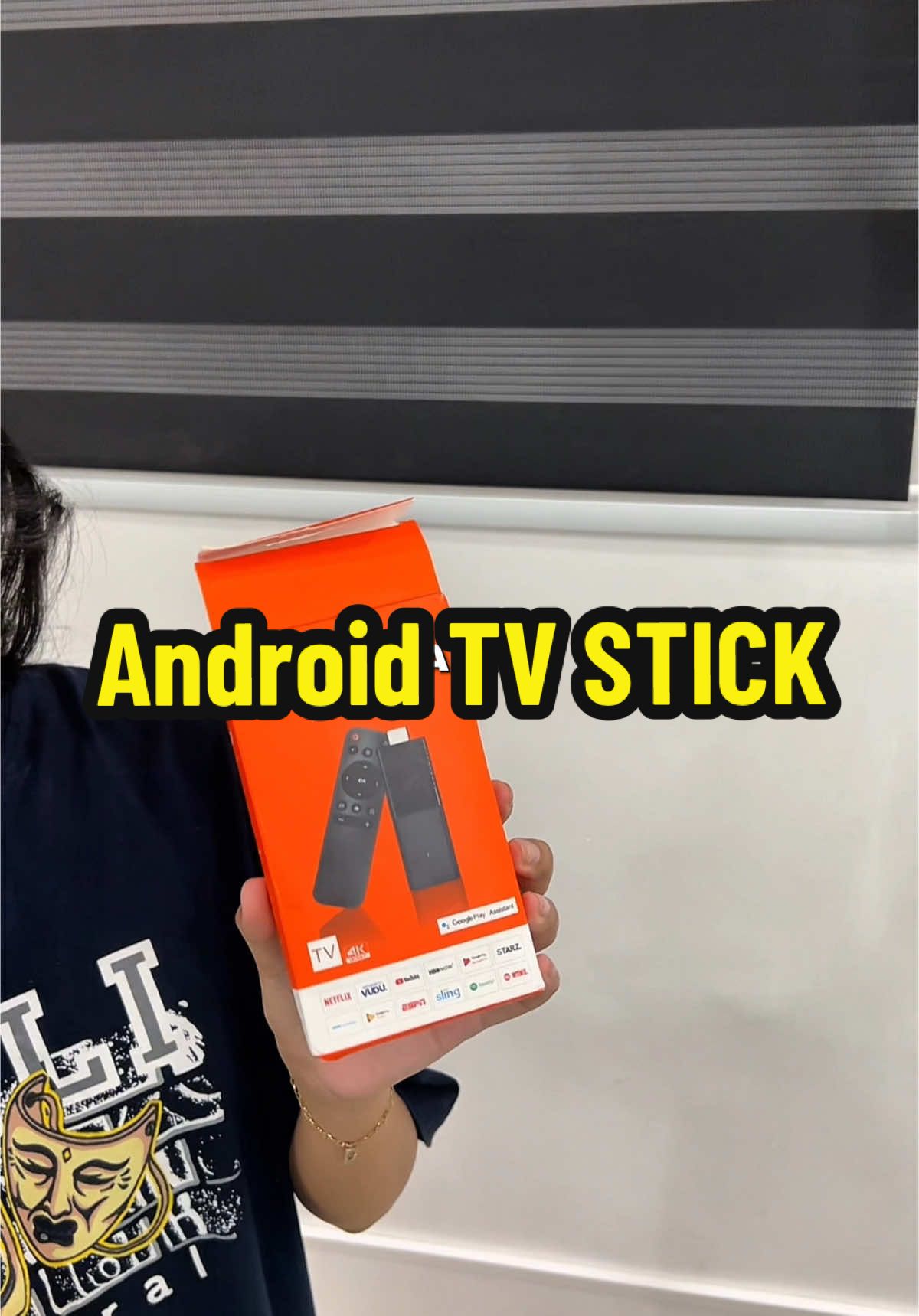 Android TV stick. Hindi ba smart tv ang tv mo? Baka kailangan mo nitong android tv stick #smarttv #tvstick #androidtv #trend #fyp 