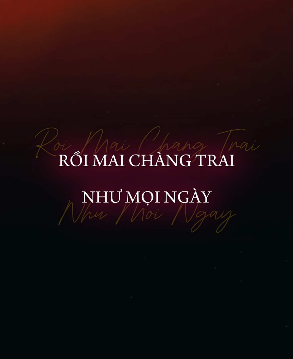 Rồi mai chàng trai như mọi ngày lại về với em… #nhachaymoingay #khongsaomaemdayroi #heal_0210 