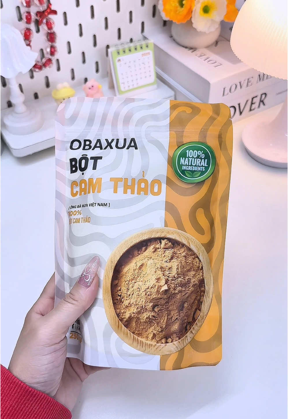 Bột Cam Thảo OBAXUA chân ái cho mấy bà da sỉn màu và t.hâ.m m.ụ.n🍀#botdapmat #botcamthao #botduongda #duongsangda #obaxua #skincare #xuhuong 