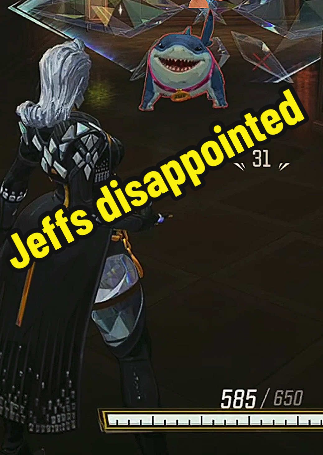 Jeff tries to swallow Emma then sees himself out #emmafrost #marvel #marvelrivals #funny #thicktok 