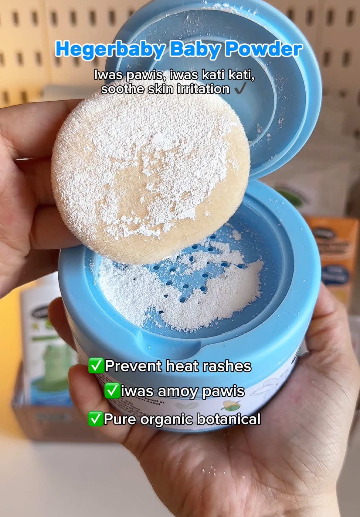 Sa mga pawisin at ayaw mag amoy araw yung baby nyo perfect ‘tong hegerbaby powder ngayong tag-init✨ #hegerbabypowder #hegerbaby #babypowder #hegerbaby 