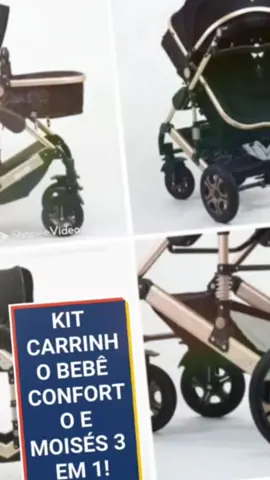 Carrinho De Bebê Europeu Luxo 3 em 1 com Amortecedor + Moisés Berço + Bebê Conforto - LANÇAMENTO por R$1.890,50. Compre na Shopee agora! https://s.shopee.com.br/5VHwHK1Y1Z