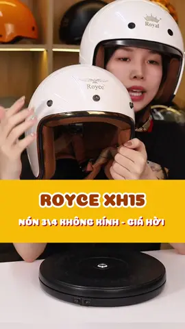 ROYCE XH15 NÓN 3/4 GIÁ SIÊU HỜI #nonchinhhang ##nontrum #nonnuadau #royce #nontrumdau #roycexh15
