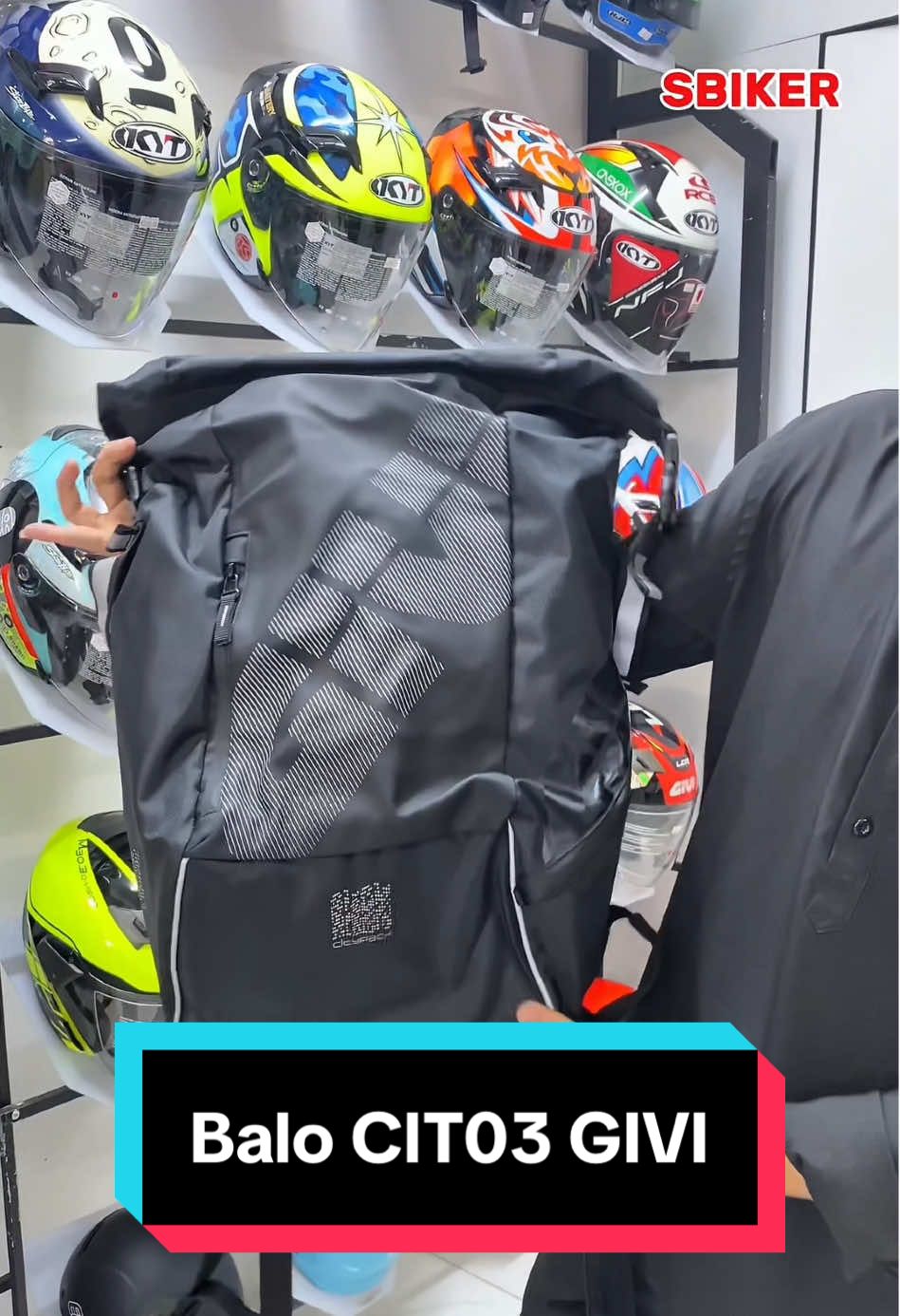 Balo chống nước CIT03 chính hãng - balo tiện lợi cho mọi nhà #sbiker #givi #balochongnuoc #bagacit03 #balogivi #cit03 