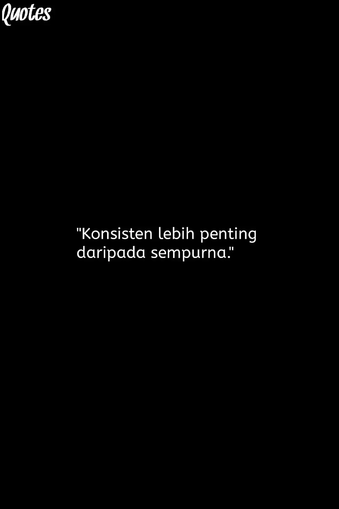 Konsisten adalah kemampuan untuk tetap melakukan hal yang sama secara berulang, meski semangat naik turun, hasil belum terlihat, atau godaan untuk berhenti datang. Konsistensi bukan tentang siapa yang cepat, tapi siapa yang tetap melangkah, sekecil apa pun langkahnya. Ia adalah fondasi dari kemajuan jangka panjang, pembentuk kebiasaan, dan cermin dari komitmen terhadap tujuan. Banyak orang hebat bukan karena mereka selalu termotivasi, tapi karena mereka memilih untuk tetap muncul dan berusaha, hari demi hari. Dengan konsistensi, hasil besar bukan lagi soal “jika”, tapi soal “kapan”. #quotes #education #motivation #foryou 