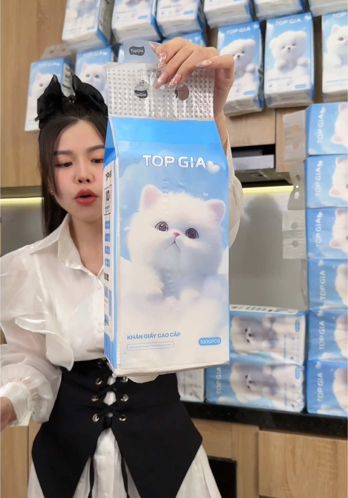 Giấy rút topgia hình mèo dễ thương, combo 10 bịch giá chưa tới 150k nữa ạ.#giayrut #giayruttreotuong #giayrutcaocap #giayruttopgia #giayan #giayantopgia #giayannoidiatrung #giayansieudai #giadungtienich 