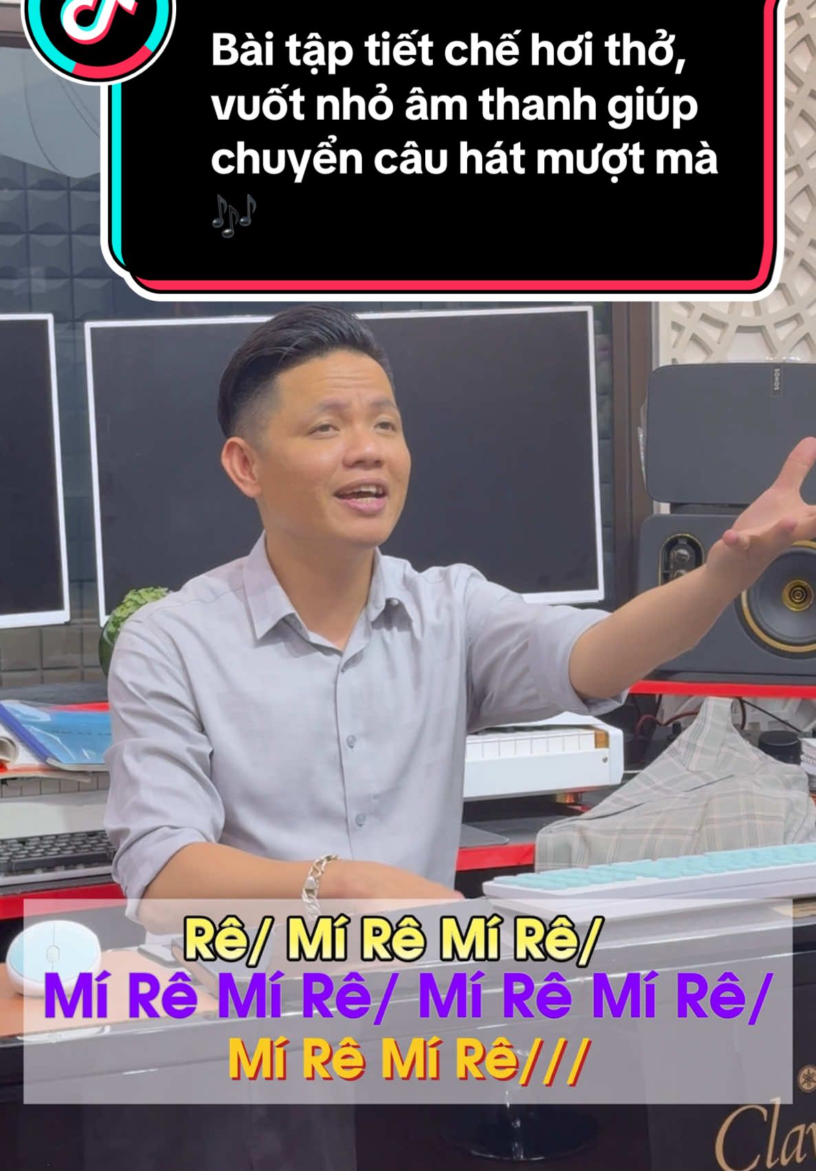 Mẫu luyện tập điều tiết hơi thở, vuốt nhỏ âm thanh giúp chuyển câu hát mượt mà, tình cảm hơn #ColorfulMusicVietNam #BảoAnThanhNhac #GiảiPhẫuGiọngHát #HọcHátKhôngKhó #hathayhonmoingay #hat #hoc #video #viral #dexuat #videoviral #luyenthanh 