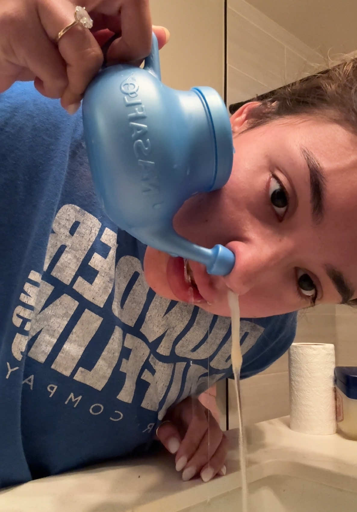 The flu really kicked my ass & the worst part is the congestion. The instant relief of a netipot 🙌🏽 • • #flueseason #netipot #germs #mucus #washyourhands #mocos 