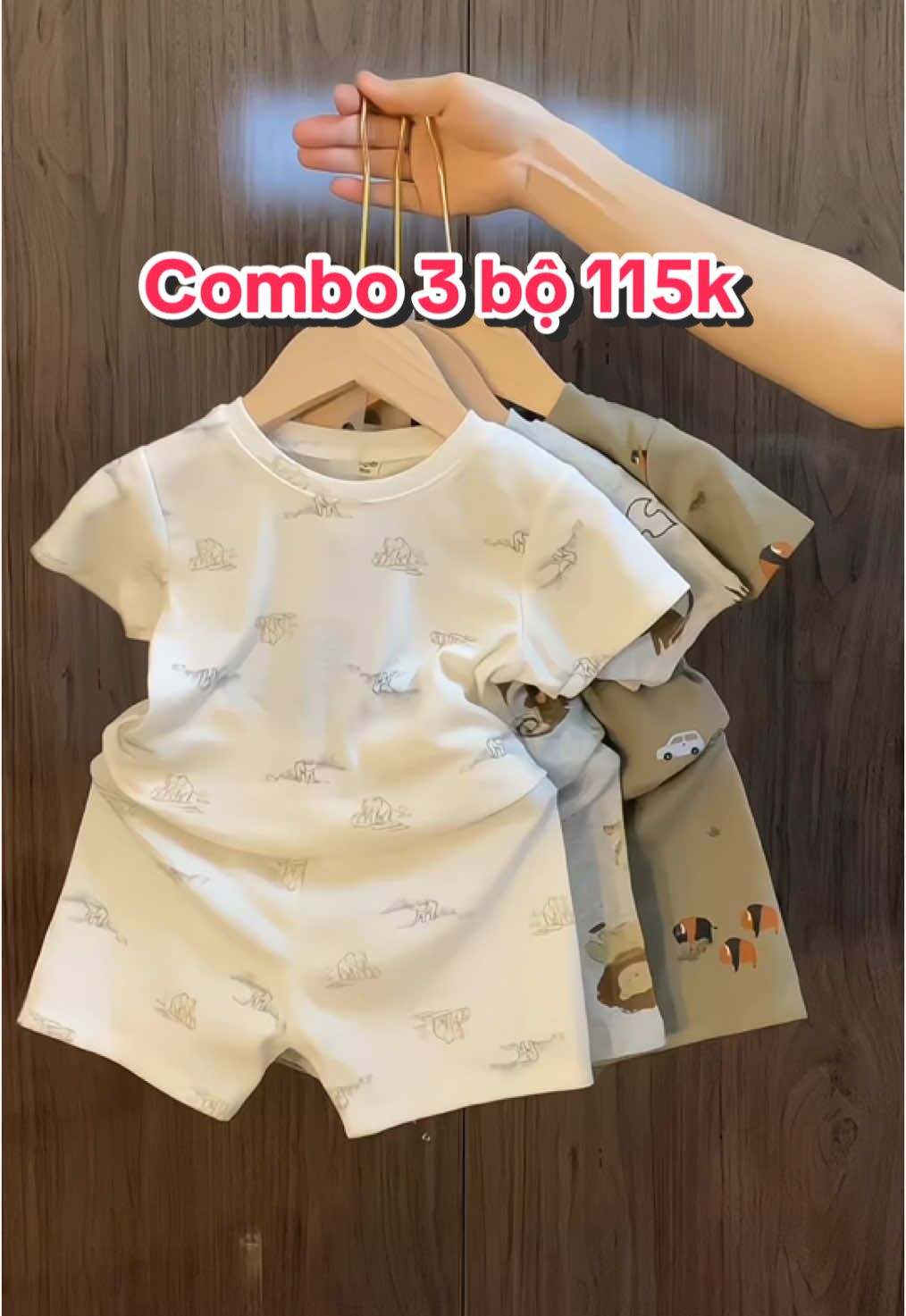 Set 3 bộ quần áo cộc cho bé trai từ 7-18kí . Chất liệu cotton thoáng mát cho bé các mẹ tham khảo ạ #embe #aoquantreem #fyp #xuhuong #mevabe #bococtaybetrai 