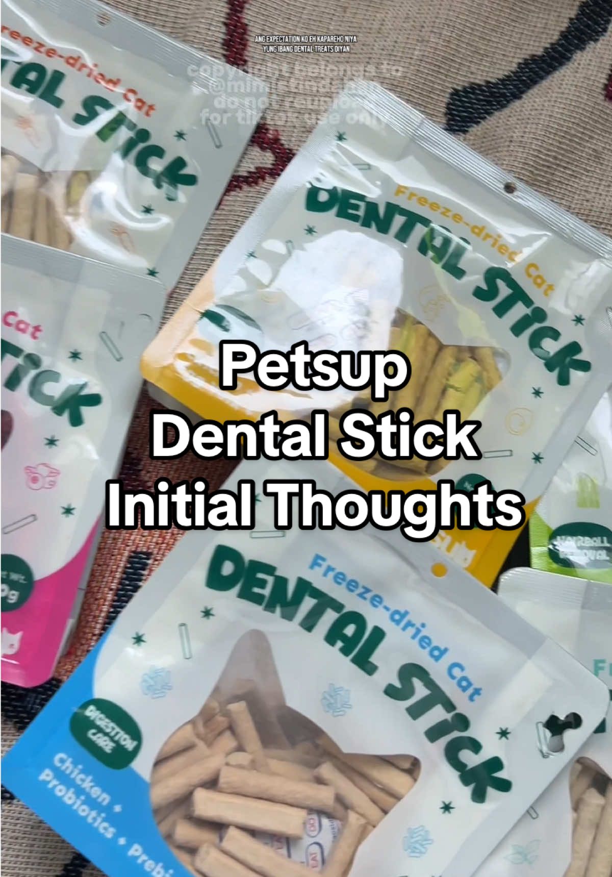 My initial thoughts about Petsup dental stick! Halatang may R&D bago nirelease yung product na to. Kasi kung flour, corn, or starch-based siya diko talaga to papansinin! 🤗