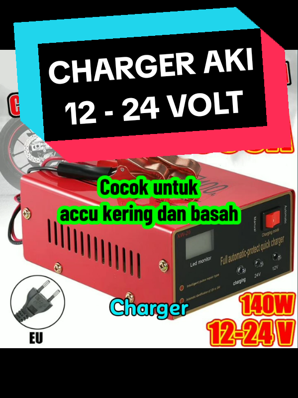 Rp 181.000 Harga bisa berubah sewaktu-waktu #tokobinauf  Charger Aki Motor Mobil/1500A Otomatis Accu Kering Dan Basah Lead Acid/Battery Charger Auto Charger Aki/Casan Aki Motor/Alat Cas Aki Motor Dan Mobil/12V / 24 Volt/Accu Mobil Motor/Listrik Indikator/Cas Aki Otomatis Car Kendaraan Charger Aki Motor & Mobil 12 sampai 24 Volt, 1500A. Solusi Cas Aki Cepat & Aman! Charger ini bisa digunakan untuk aki motor & mobil, mendukung tegangan 12V & 24V, cocok untuk accu kering dan basah. Klik keranjang belanja untuk melakukan pembelian. Jangan lupa membuat video unboxing. Charger aki motor Charger aki mobil Alat cas aki otomatis Cas aki 12V 24V Charger aki 1500A Charger accu kering dan basah Cas aki cepat Alat charger mobil motor Charger aki pintar Cas aki otomatis mobil motor Alat charger accu 140W Charger aki full otomatis Cas aki kendaraan Charger aki digital LED Charger aki murah berkualitas 