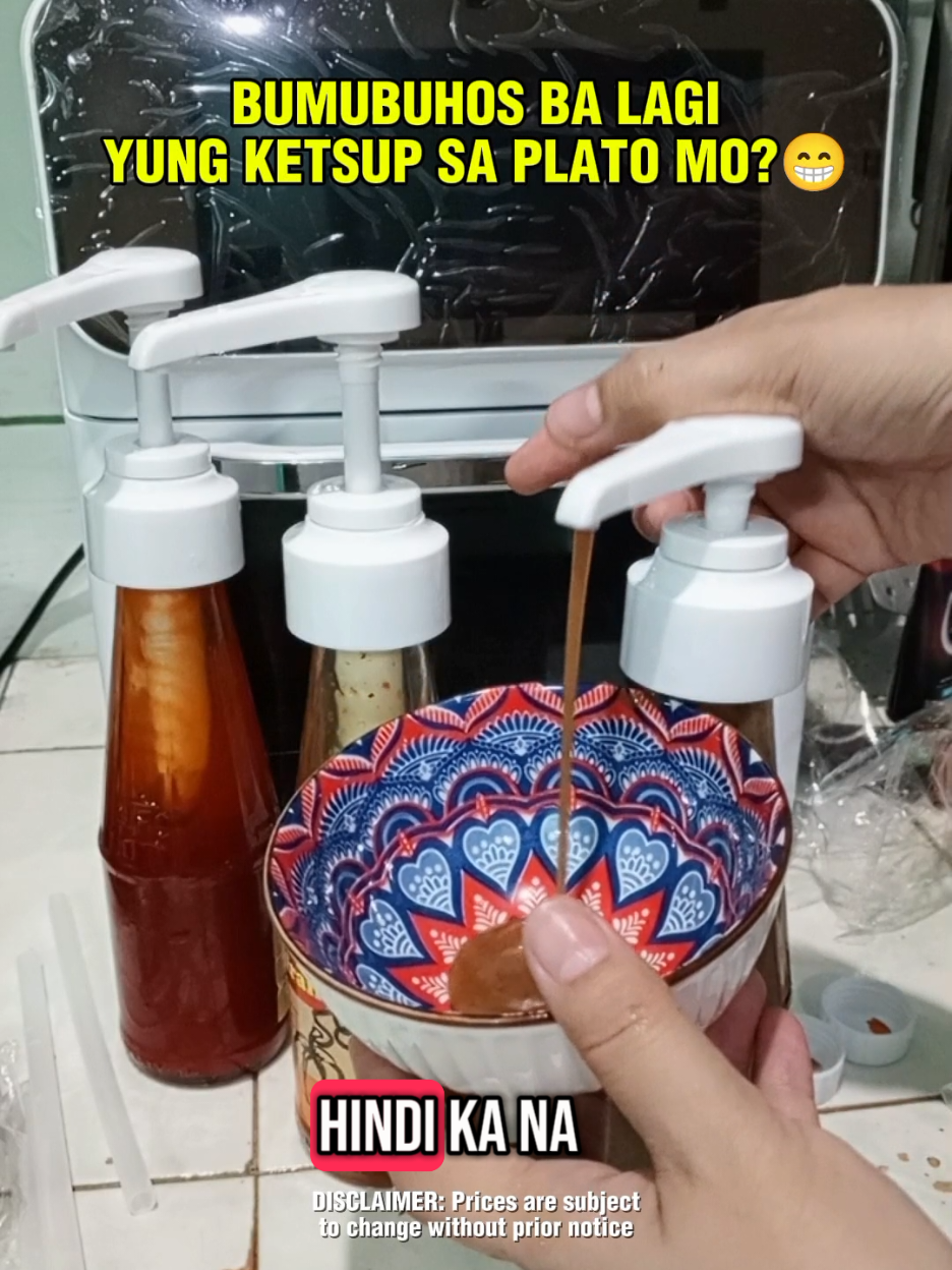 Mag pa-pump ka na lang di ka na magtataktak ng ketchup #bottleheadpump #bottlepump #saucepump #saucepumphead 