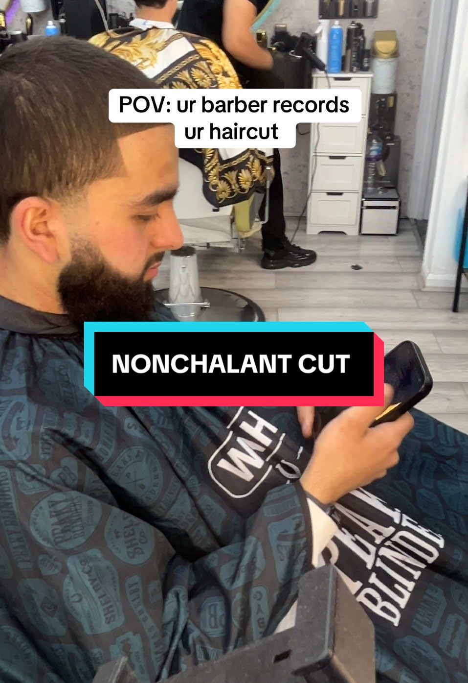 Tryna act all nonchalant with the weather app,   😭 #awkwardmoments #barber #eastlondon #awkward 