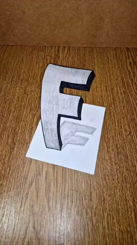 Incredible 3D Trick On Paper  With Letter 